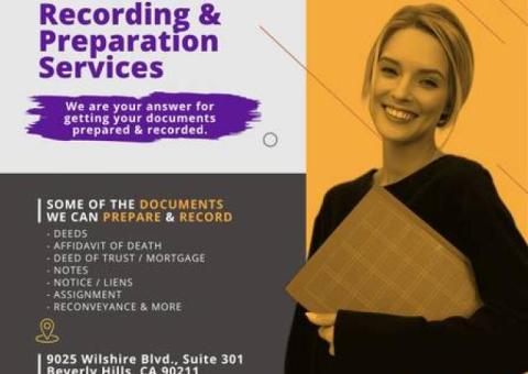 Los Angeles County Recording Services & Document Preparation