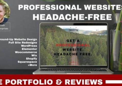 Pro Website Design - 100+ Happy Clients - See Portfolio & Reviews!